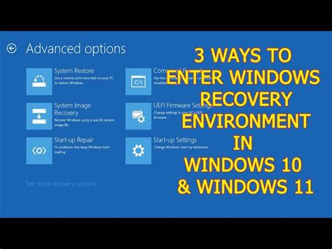 junction box windows recovery mode|Recovery options in Windows .